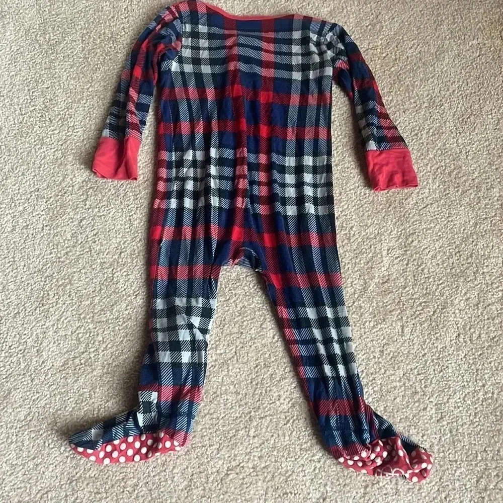 Plaid Footie Pajamas‎ 2T
